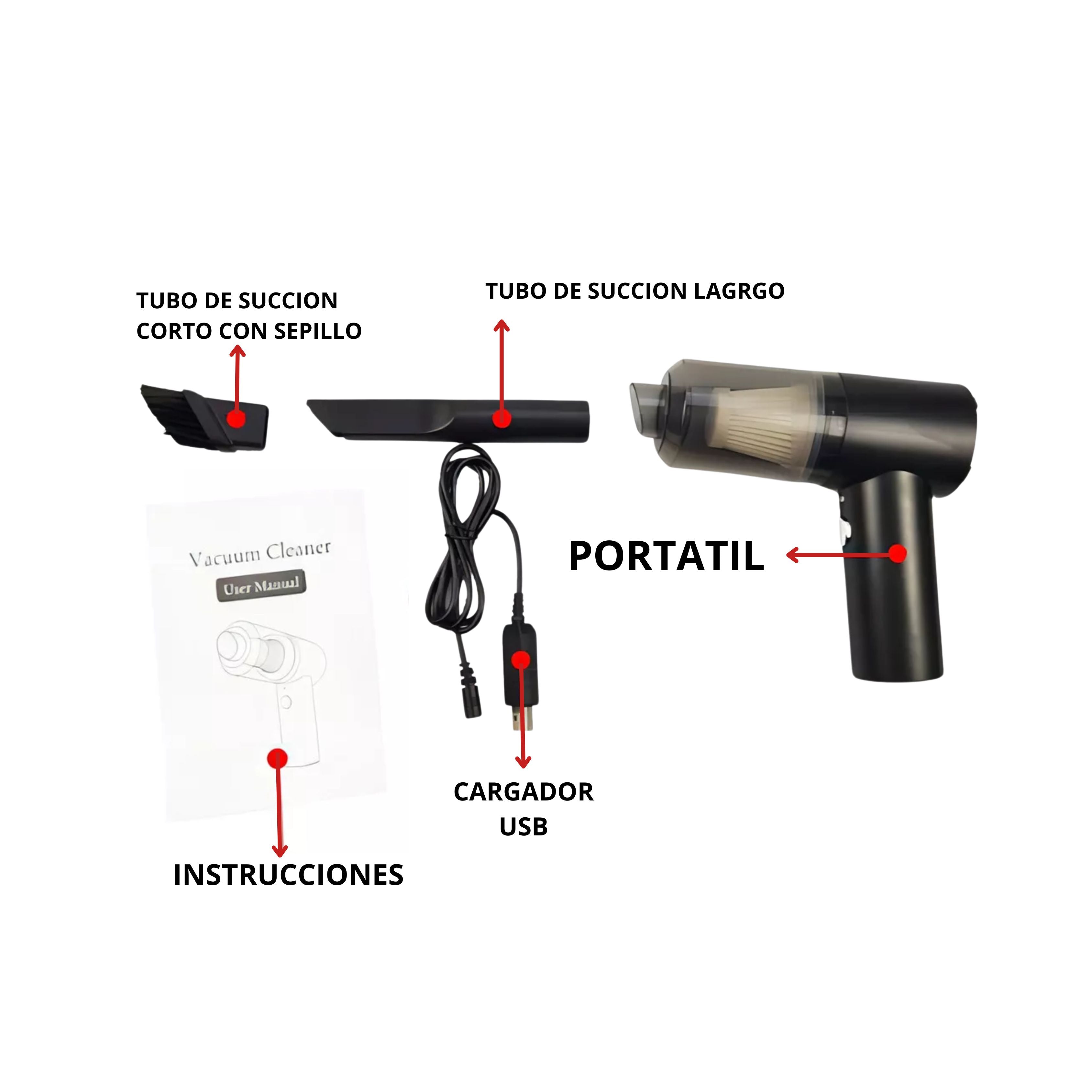Mini Aspirador Portátil