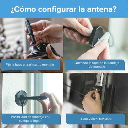 Antena Interior Televisión Digital Tdt